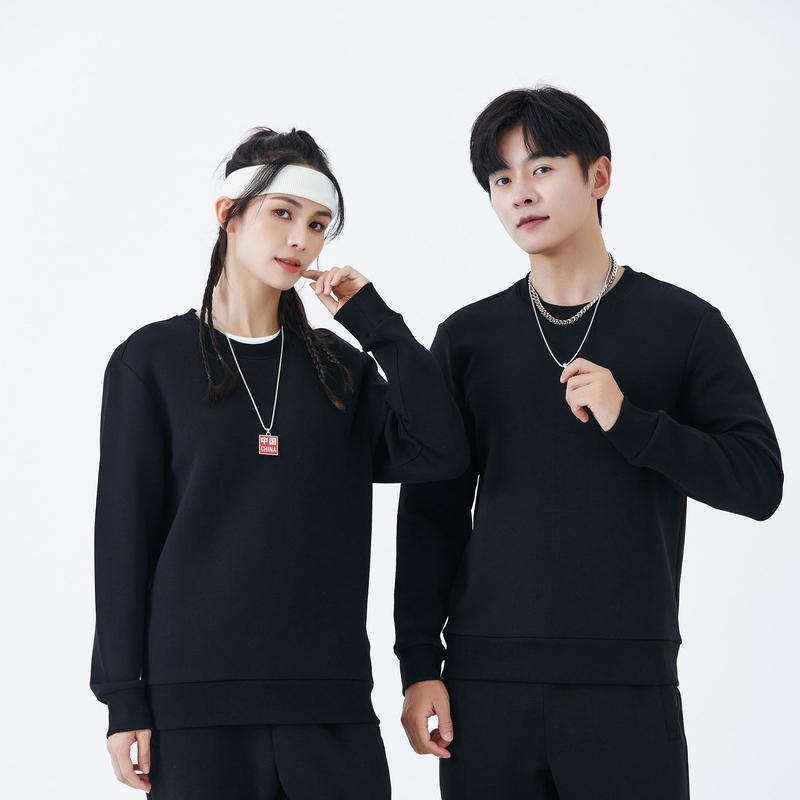 HT042-216 – Air-Layer Basic Crewneck Sweatshirt