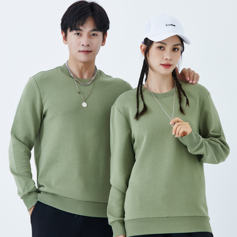 HT042-216 – Air-Layer Basic Crewneck Sweatshirt
