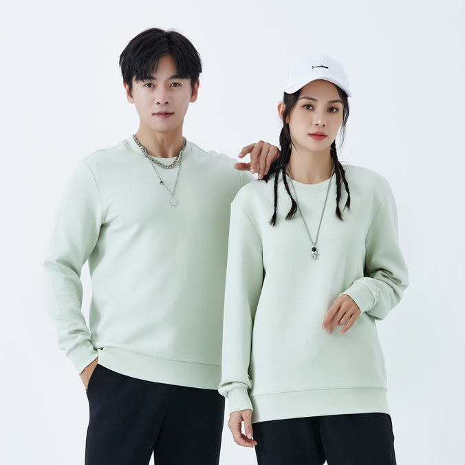 HT042-216 – Air-Layer Basic Crewneck Sweatshirt