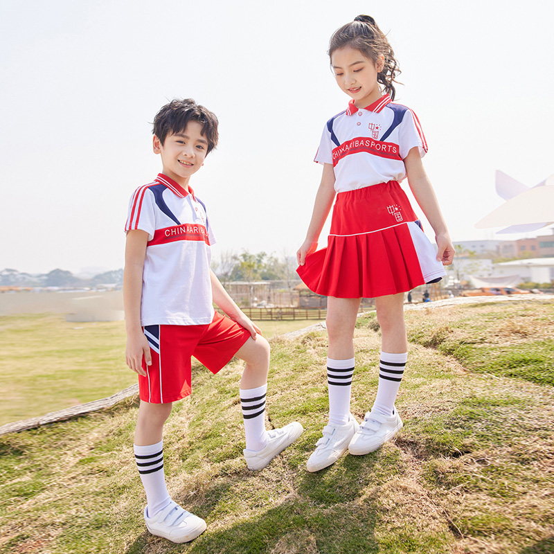 HT054-2205 – Summer Lycra Pique Polo Shirt and Skirt/Shorts Set
