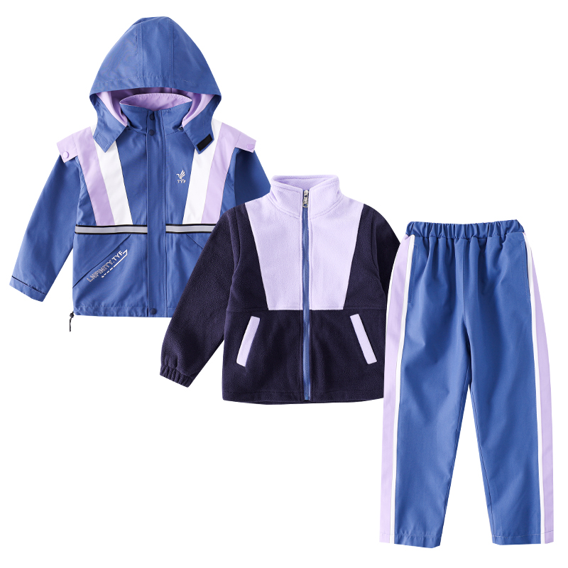 HT054-2192 – Winter Shell Jacket, Fleece Liner, and Pants Three-Piece Set