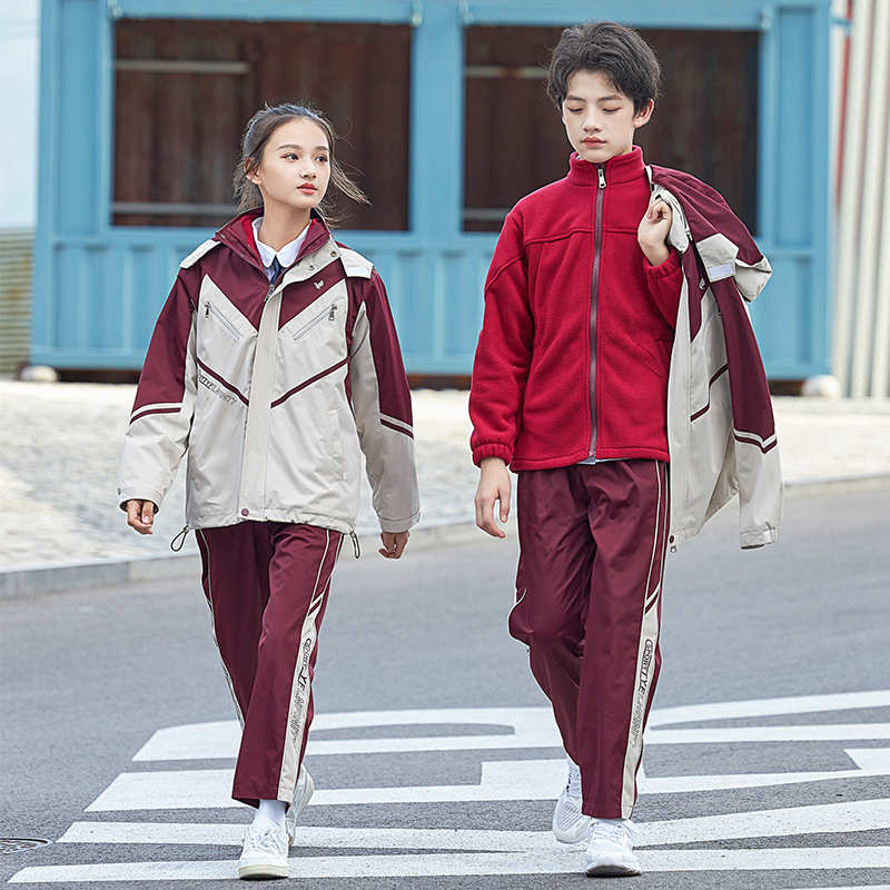 HT054-2194 – Winter Shell Jacket, Fleece Liner, and Pants Three-Piece Set