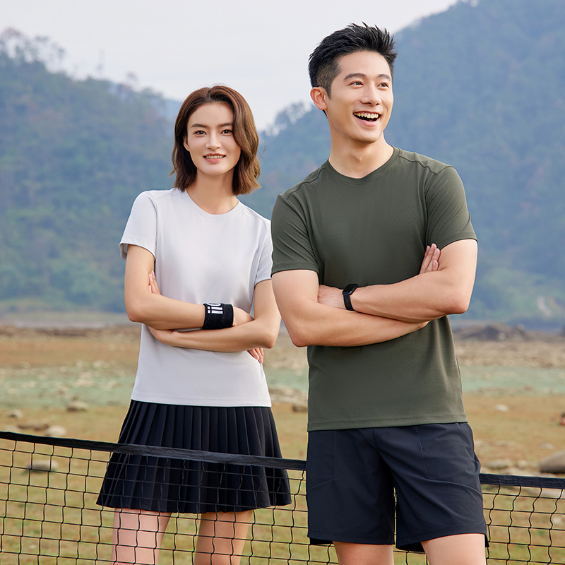 HT042-181 Golf outdoor sports series – super?conductive quick?dry technology value short?sleeve crew?neck T?shirt