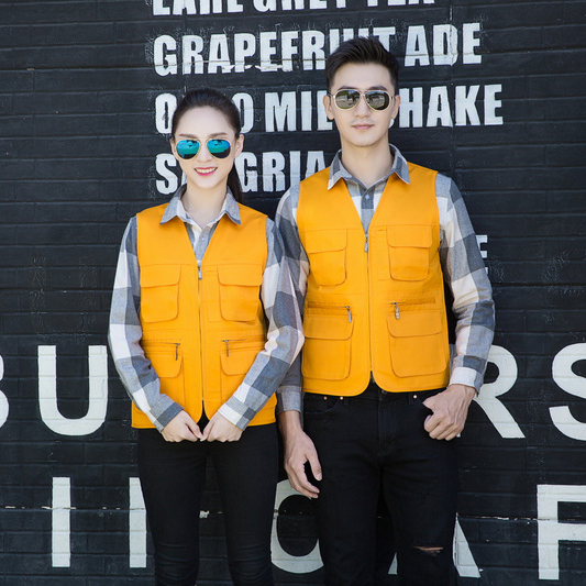 HT045?661 Solid zippered mesh vest