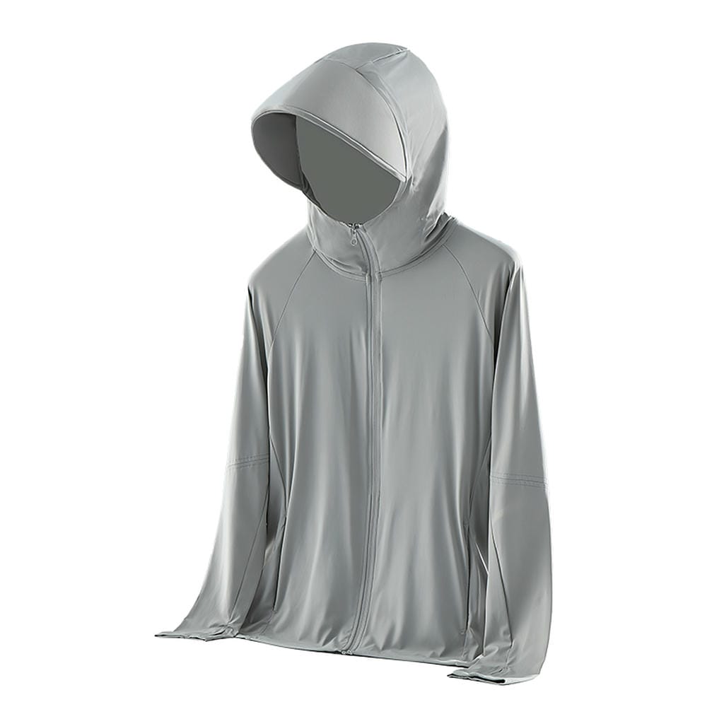 HT012-091 Summer ice?silk knitted fabric men's sun?protective jacket