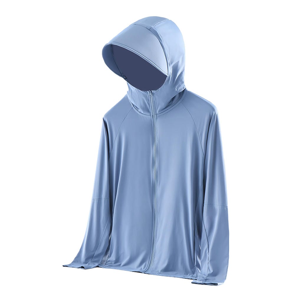 HT012-091 Summer ice?silk knitted fabric men's sun?protective jacket
